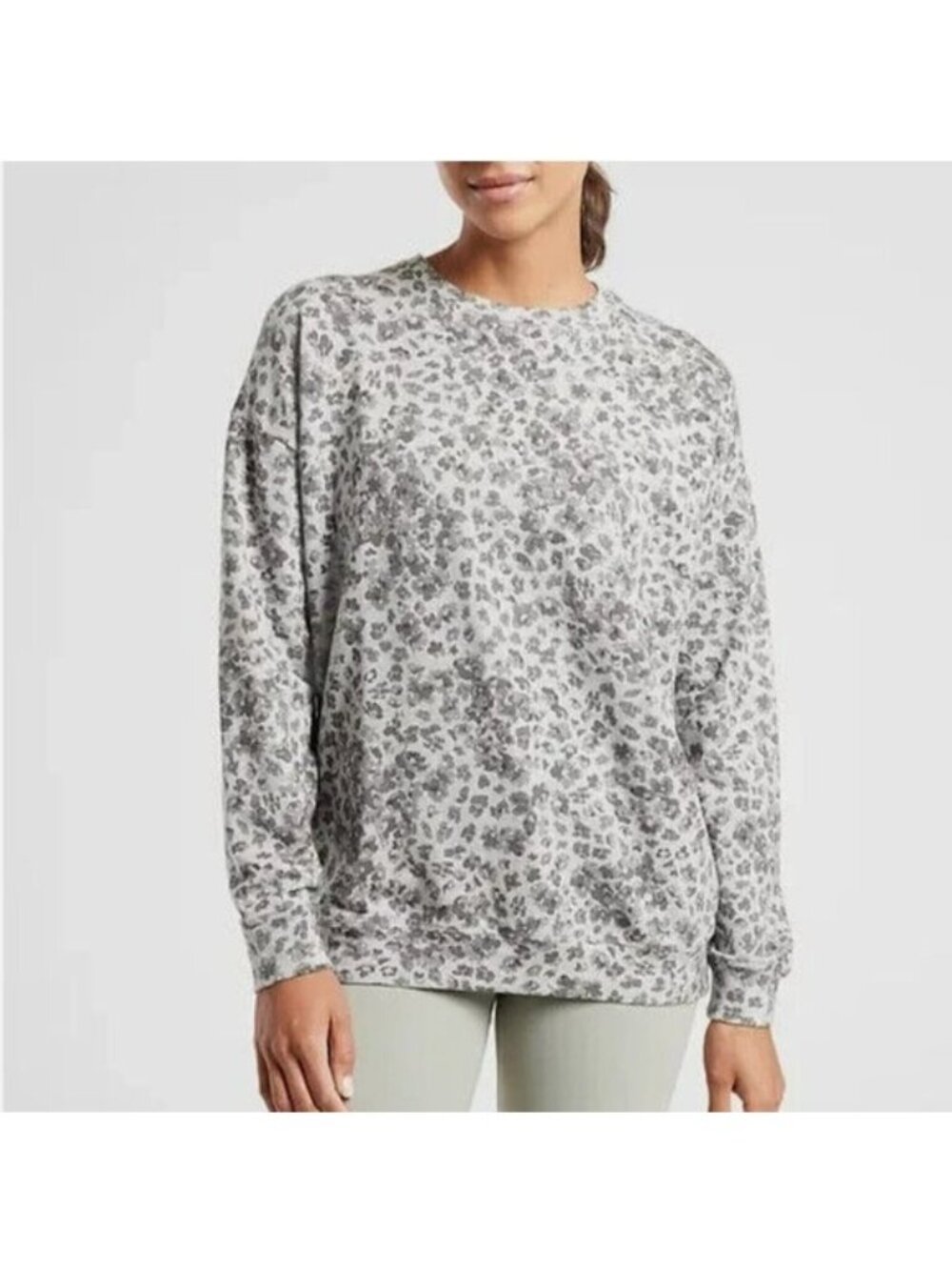 Athleta Studio to Street Splatter Sweatshirt - Size XL